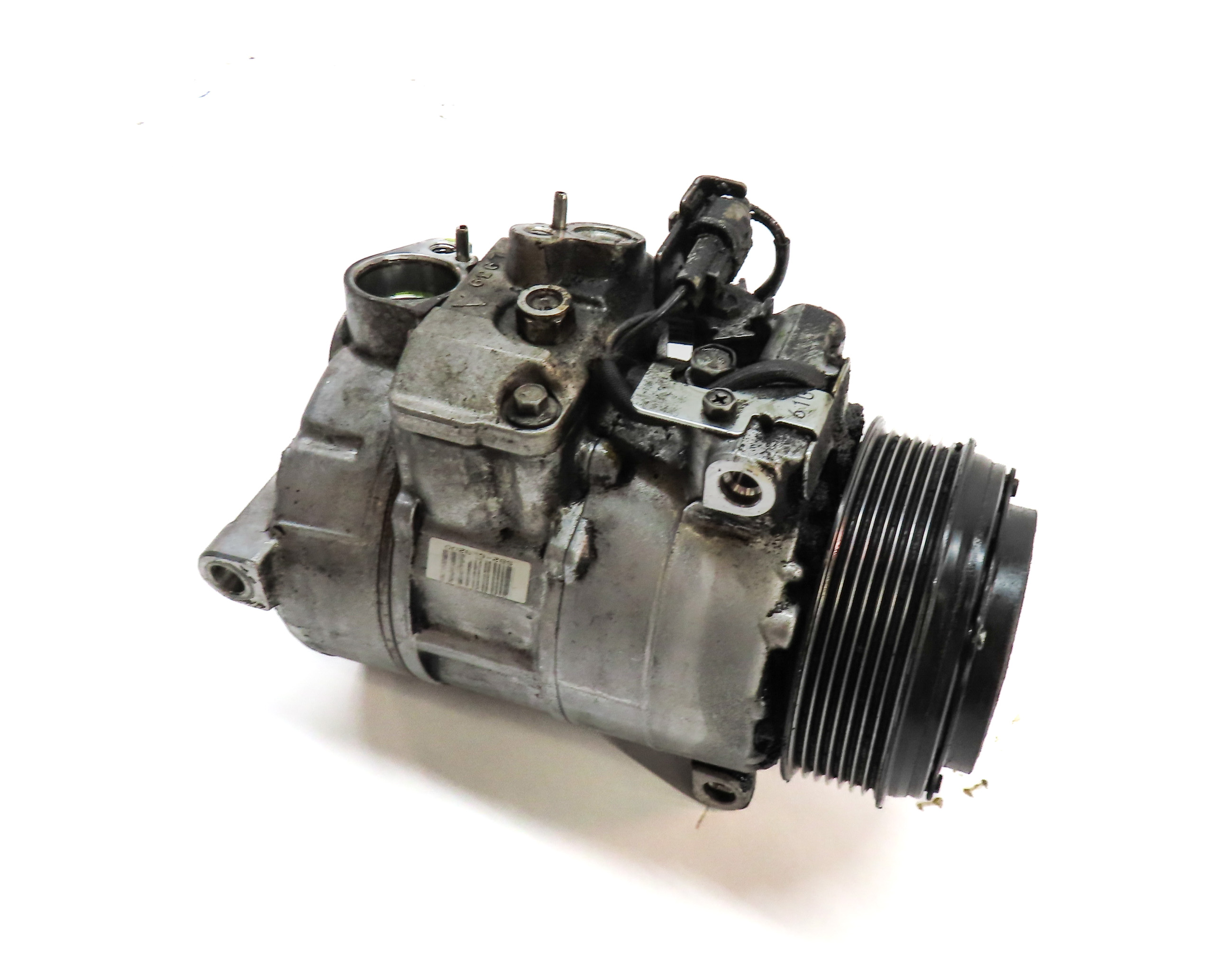 2013 MERCEDES GL350 (X166) 3.0L DIESEL (OM642) ENGINE A/C COMPRESSOR — exact item pictured